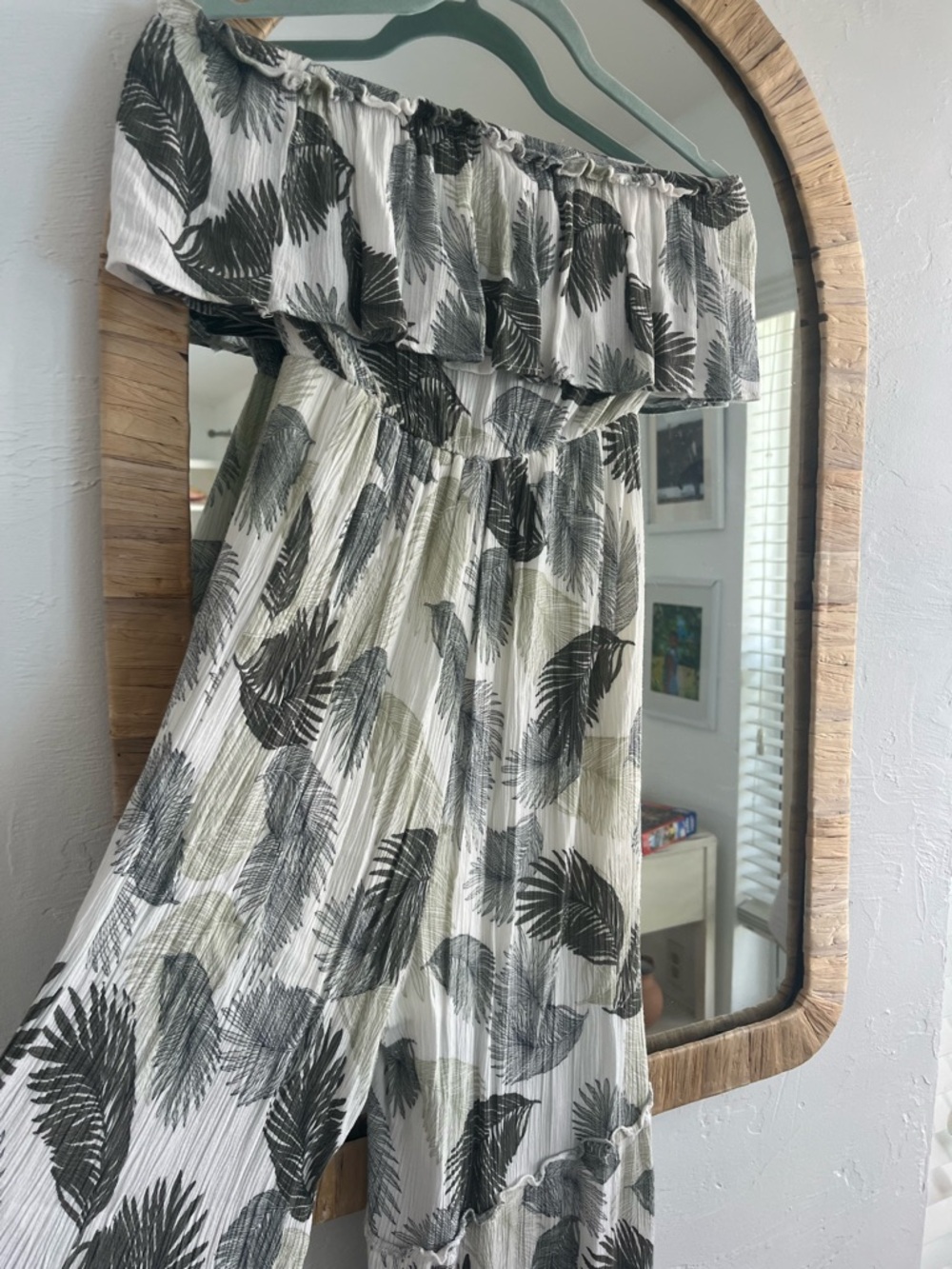 Strapless romper  jumpsuit S